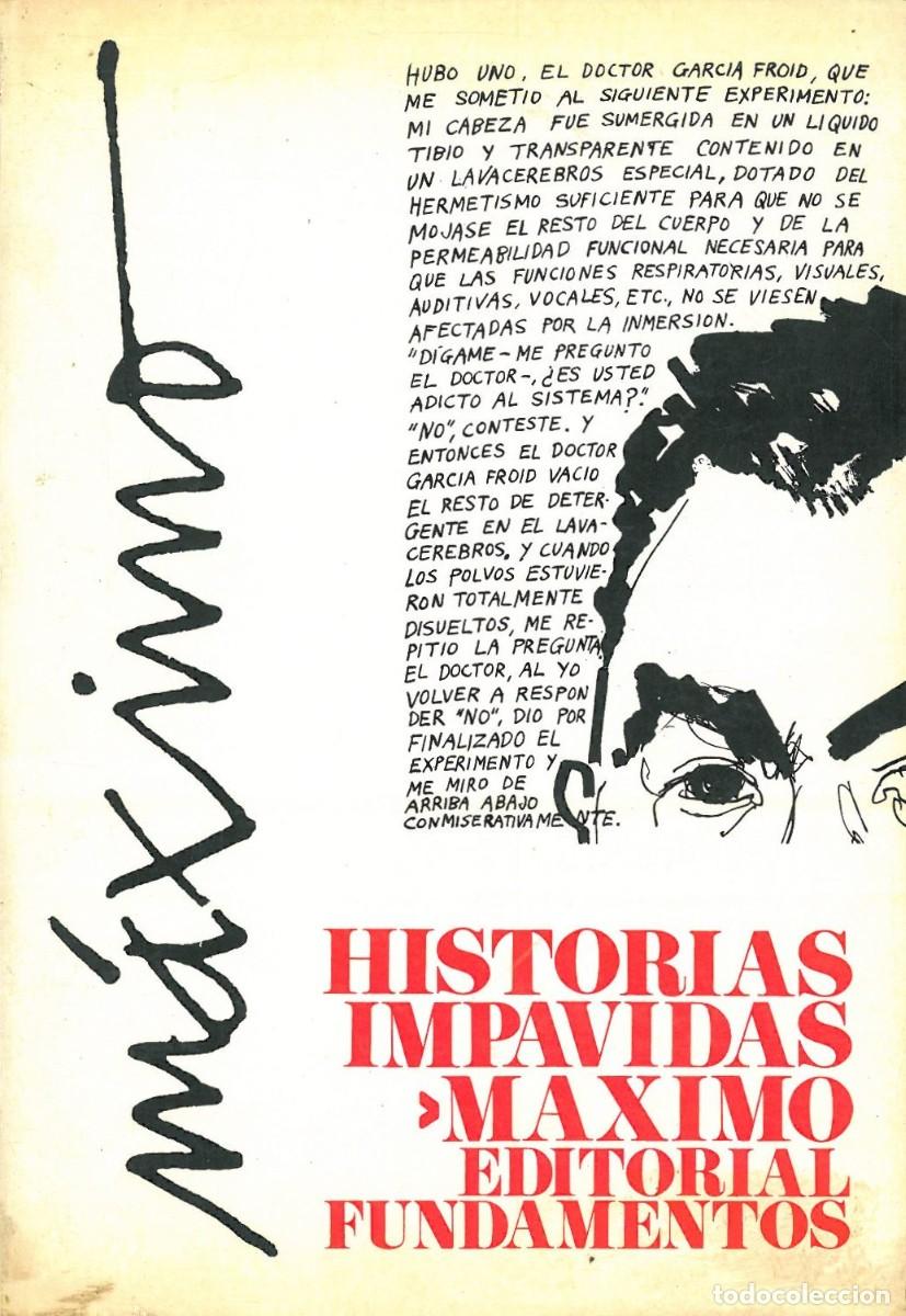 Second hand books: Historias impavidas - Maximo