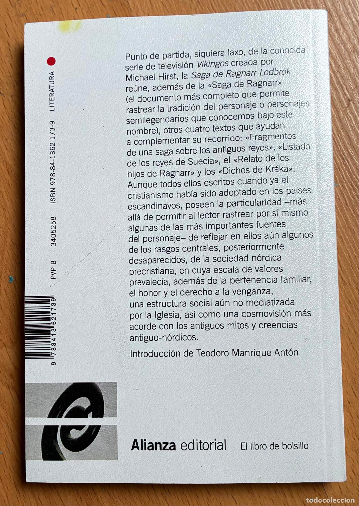 Libros de segunda mano: SAGA RAGNARR LODBROK, Alianza Editorial - Foto 2