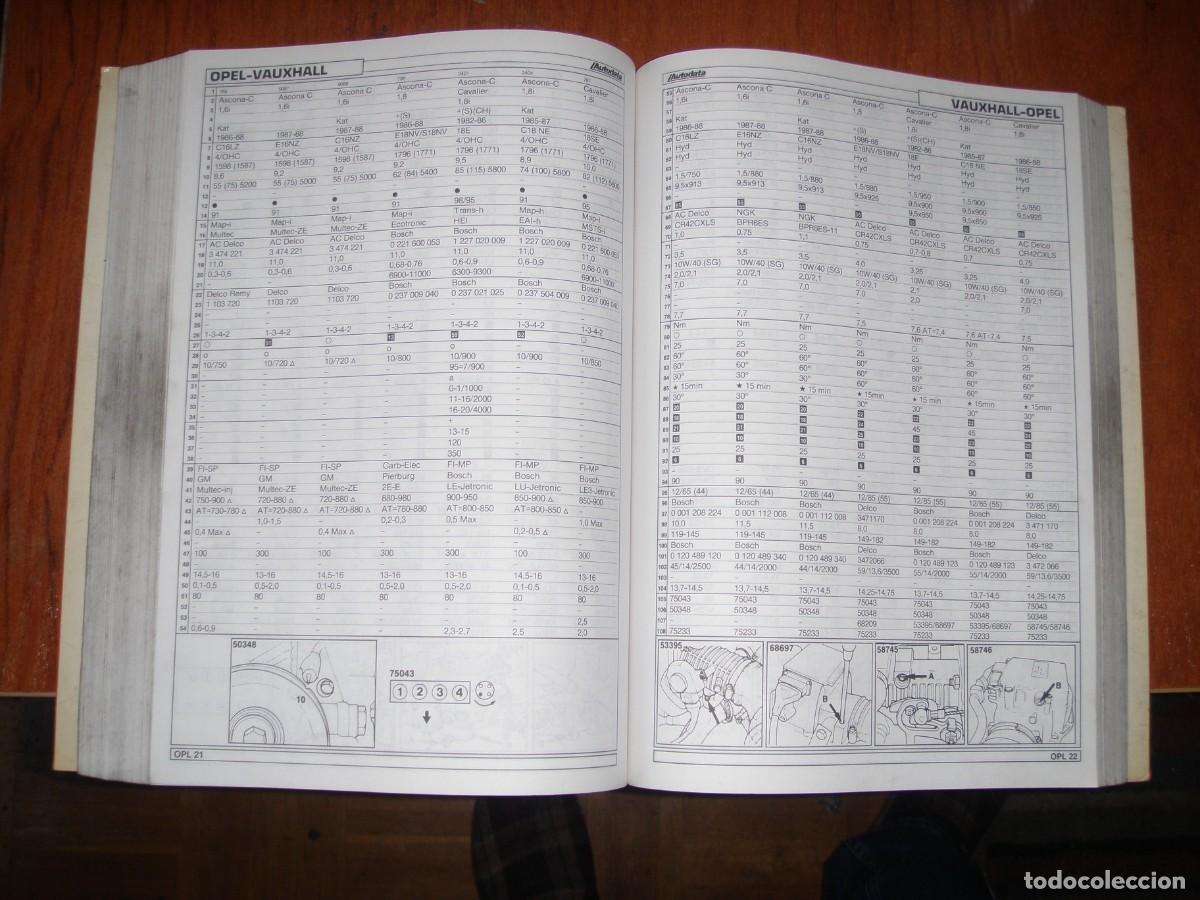 Libros de segunda mano: AUTODATA DATOS TECNICOS 1994 - Foto 3