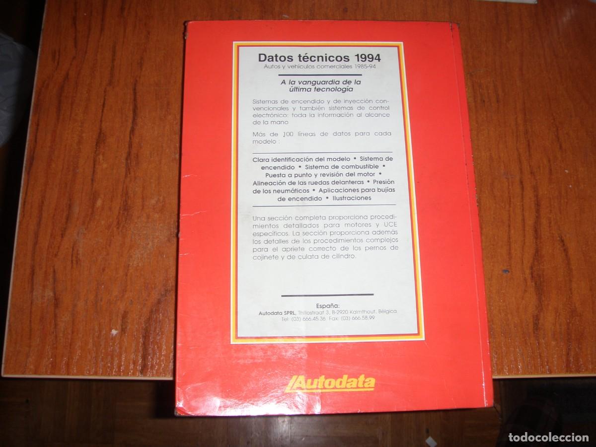 Libros de segunda mano: AUTODATA DATOS TECNICOS 1994 - Foto 5
