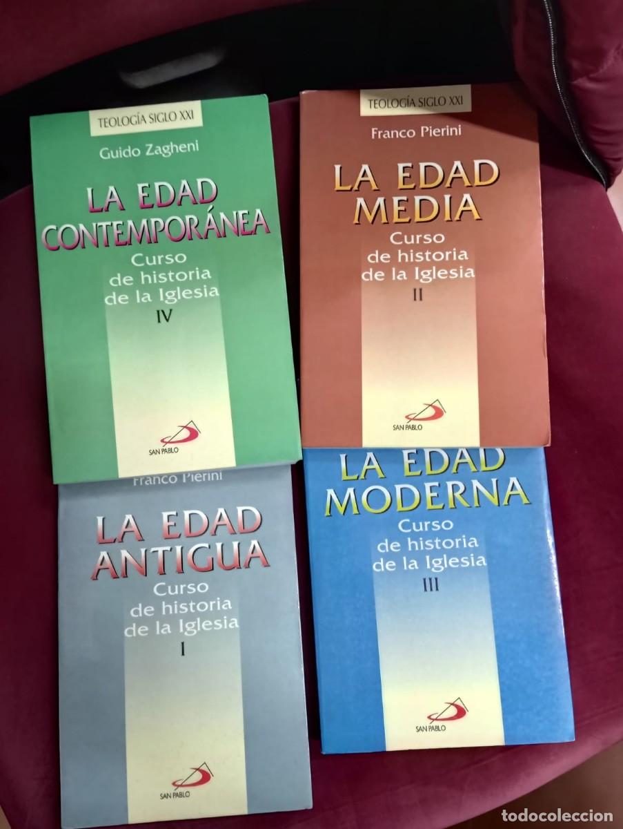 Libros de segunda mano: CURSO DE HISTORIA DE LA IGLESIA 4 TOMOS - Foto 1