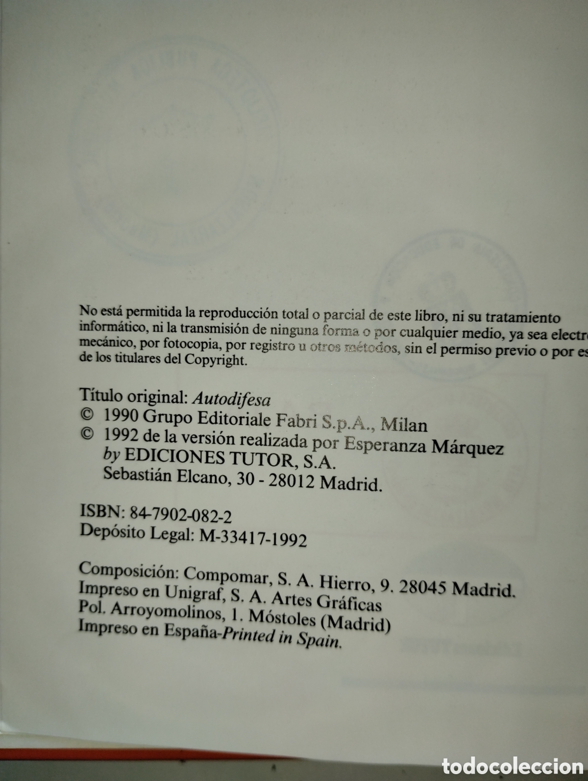 Libros de segunda mano: MANUAL TUTOR DE AUTODEFENSA - Foto 3
