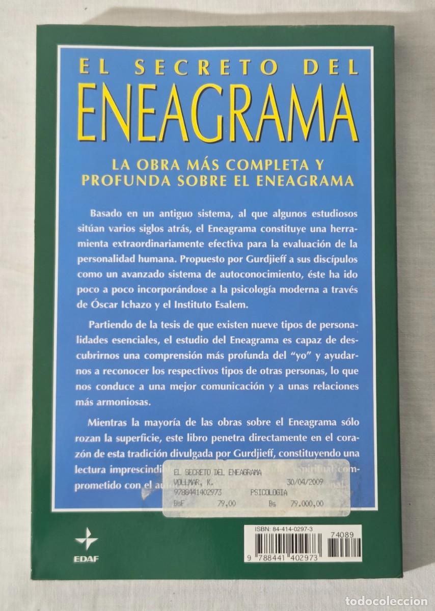 Libros de segunda mano: El secreto del Eneagrama, Klausbernd Vollmar - Foto 3