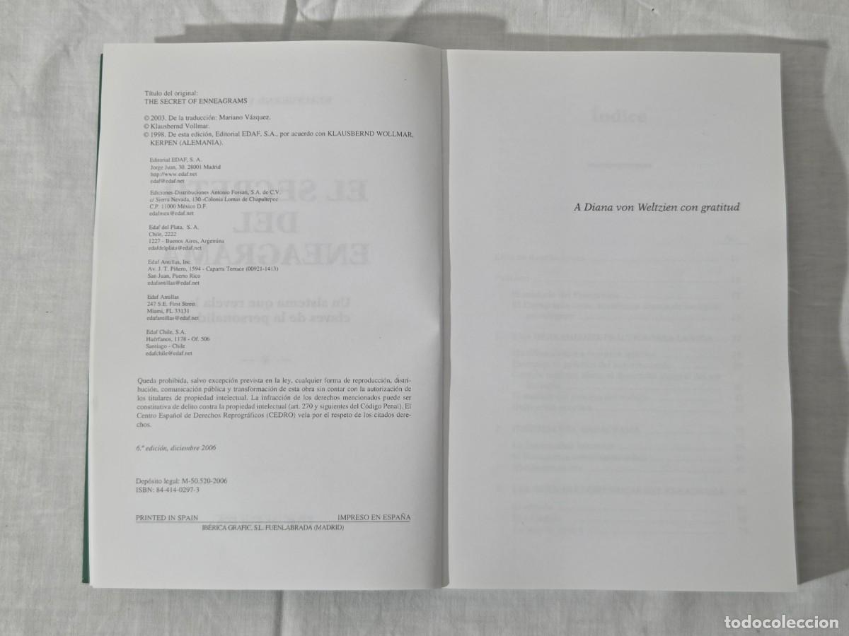 Libros de segunda mano: El secreto del Eneagrama, Klausbernd Vollmar - Foto 7