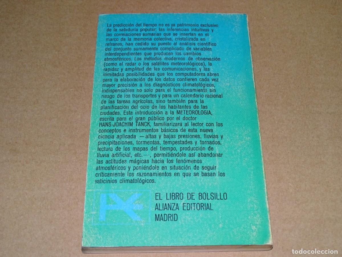 Libros de segunda mano: Meteorolog&iacute;a. Hans-Joachim Tanck. - Foto 2