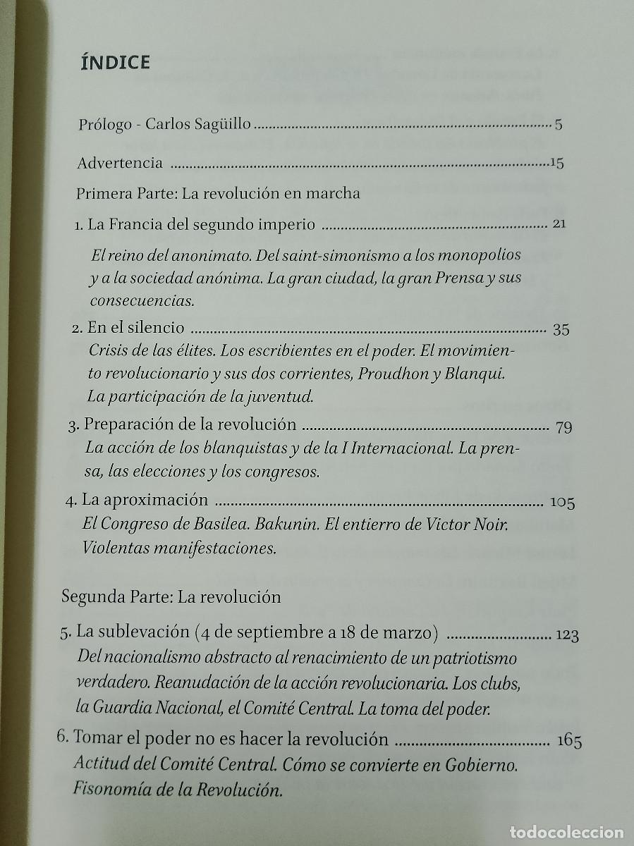 Libros de segunda mano: Albert Ollivier: La Comuna (Irrecuperables. 2021) - Foto 3