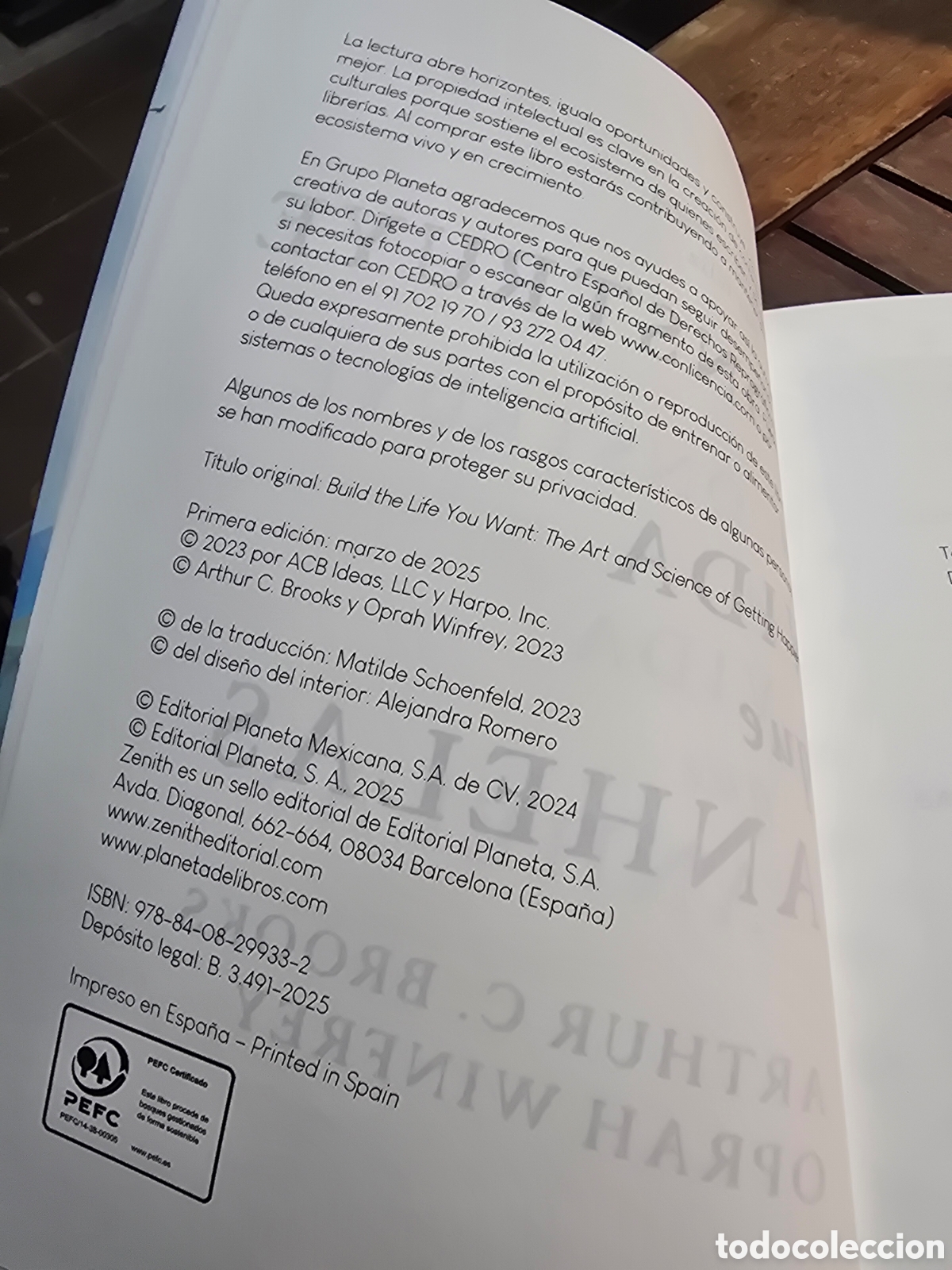 Libros de segunda mano: Construye la vida que anhelas Winfrey, Oprah Editorial ZENITH 2025 autoayuda - Foto 3