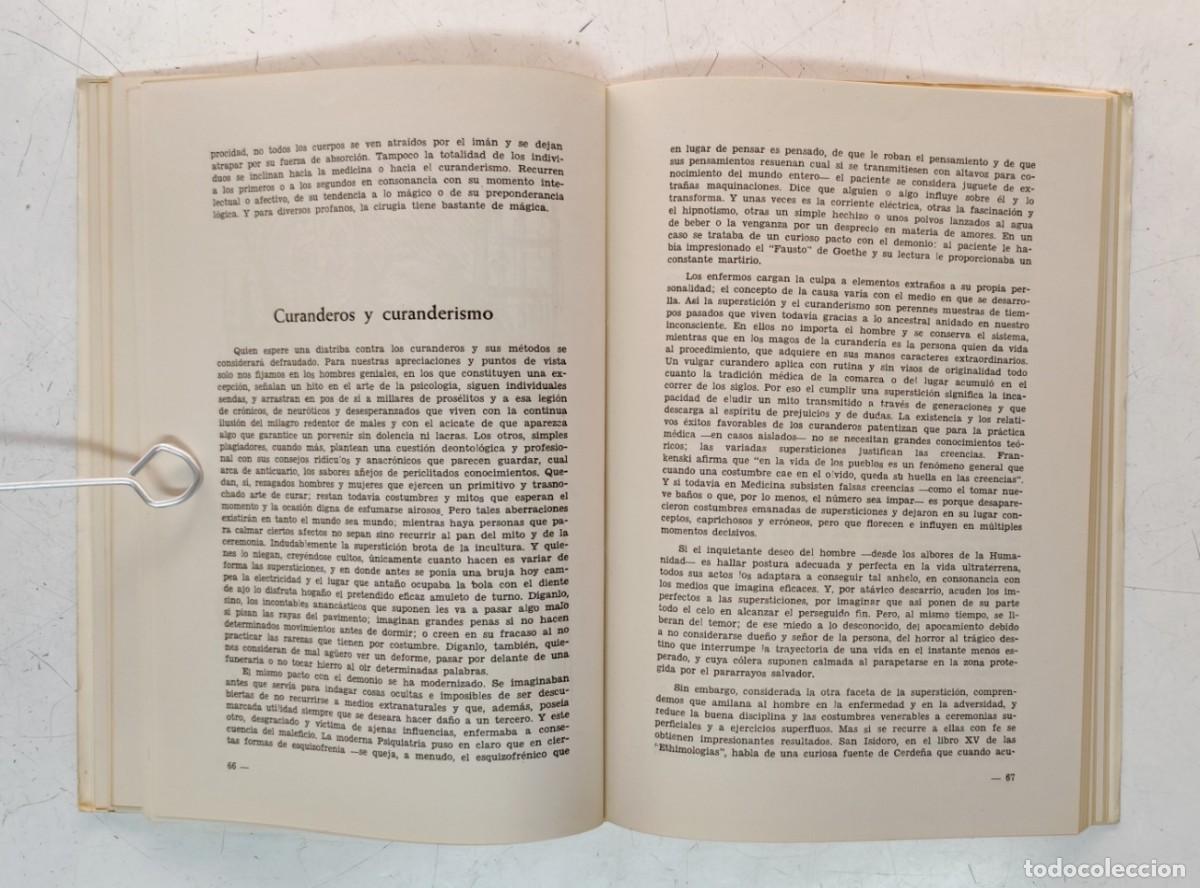 Libros de segunda mano: Curanderismo y superstici&oacute;n. Eduardo P&eacute;rez Hervada. - Foto 5