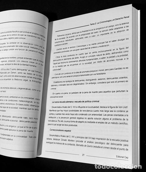 Libros de segunda mano: �F3032 - CRIMINOLOGIA. MANUAL. EDITORIAL CEP. - Foto 3