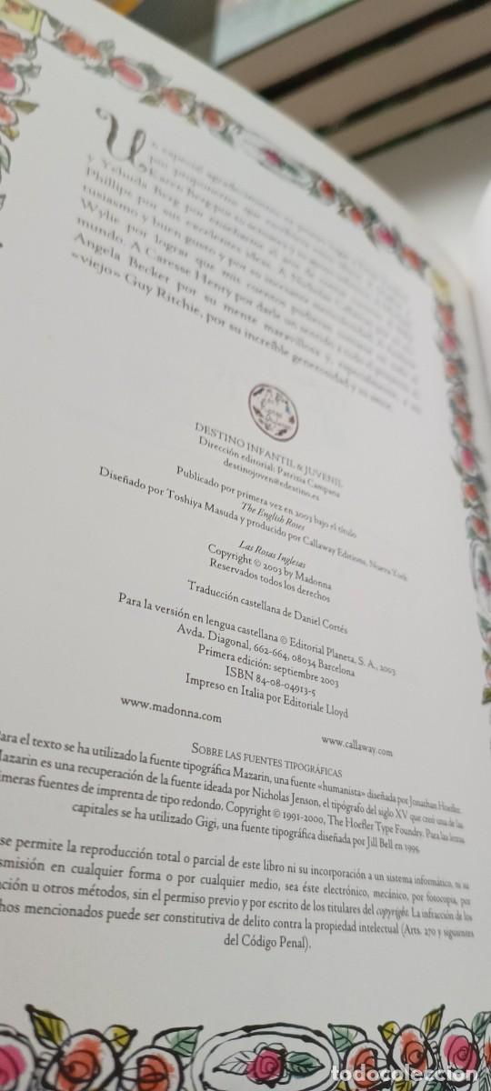 Libros de segunda mano: Las rosas inglesas - Madonna - Ediciones Destino 2003 - Foto 9