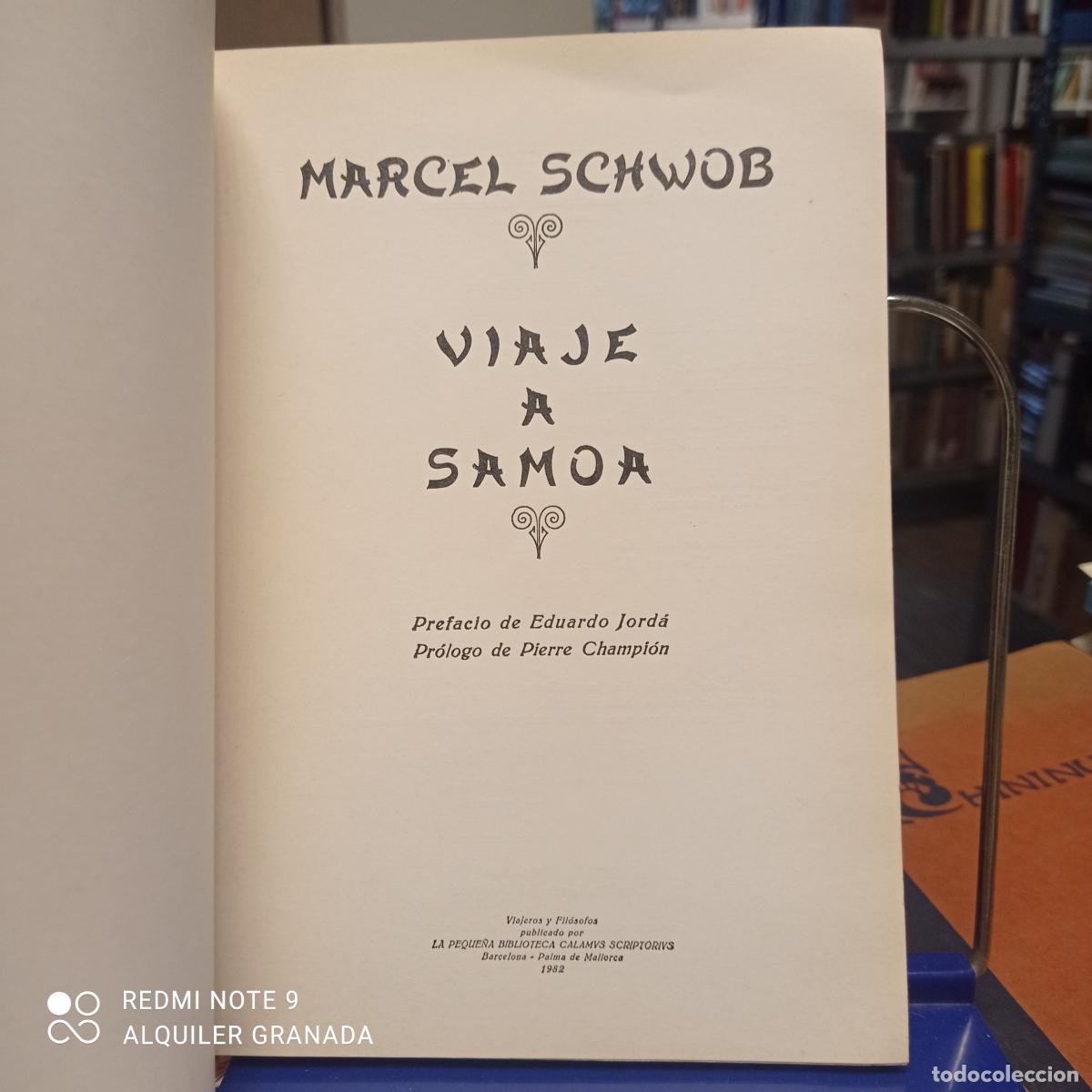 Libros de segunda mano: VIAJE A SAMOA. MARCEL SCHWOB - MARCEL SCHWOB - Foto 2