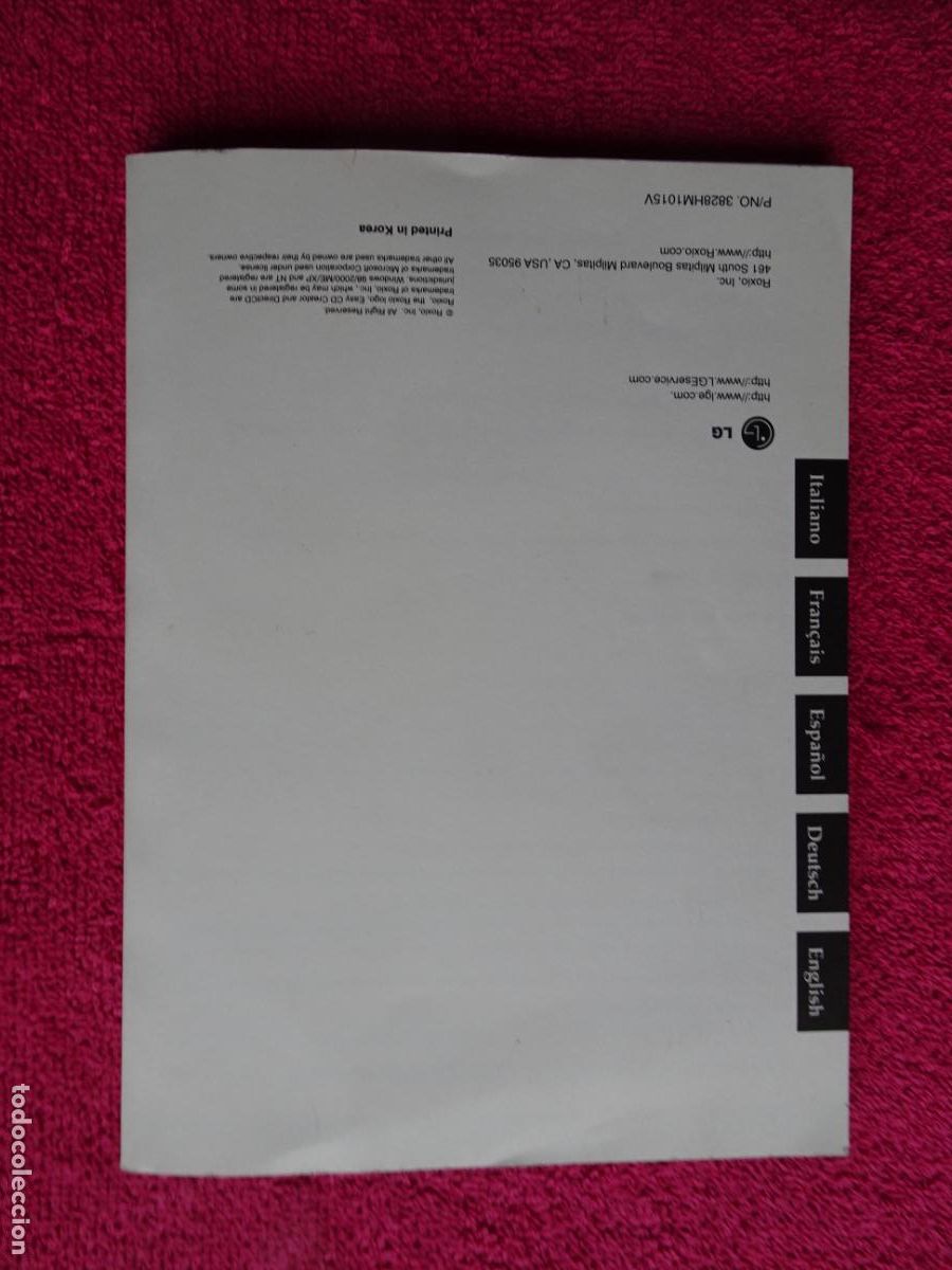 Libros de segunda mano: manual de uso easy cd creator directcd roxio de LG windows 98/2000/me/xp nt 4.0 - Foto 4