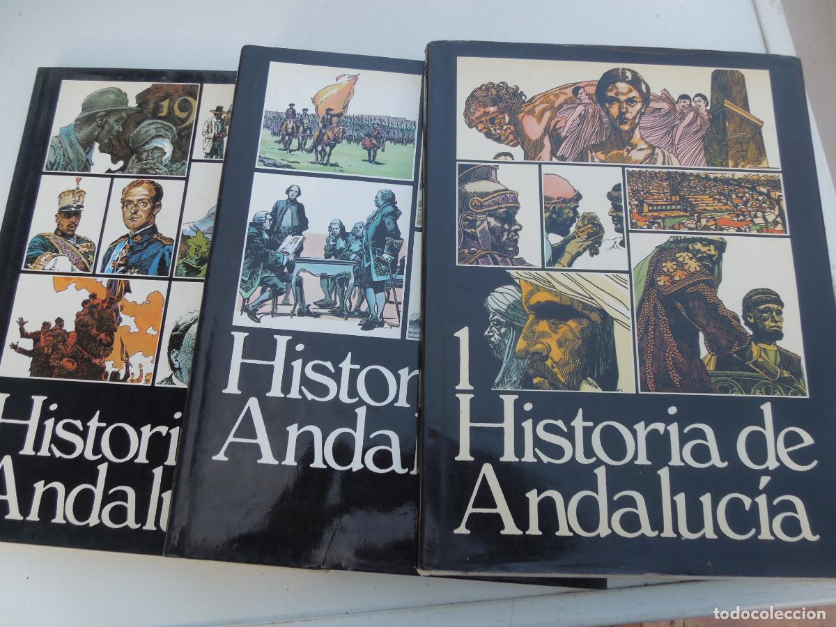 Libros de segunda mano: HISTORIA DE ANDALUC&Iacute;A - 3 TOMOS - C&Oacute;MICS - MONTE DE PIEDAD SEVILLA 1982. - Foto 1