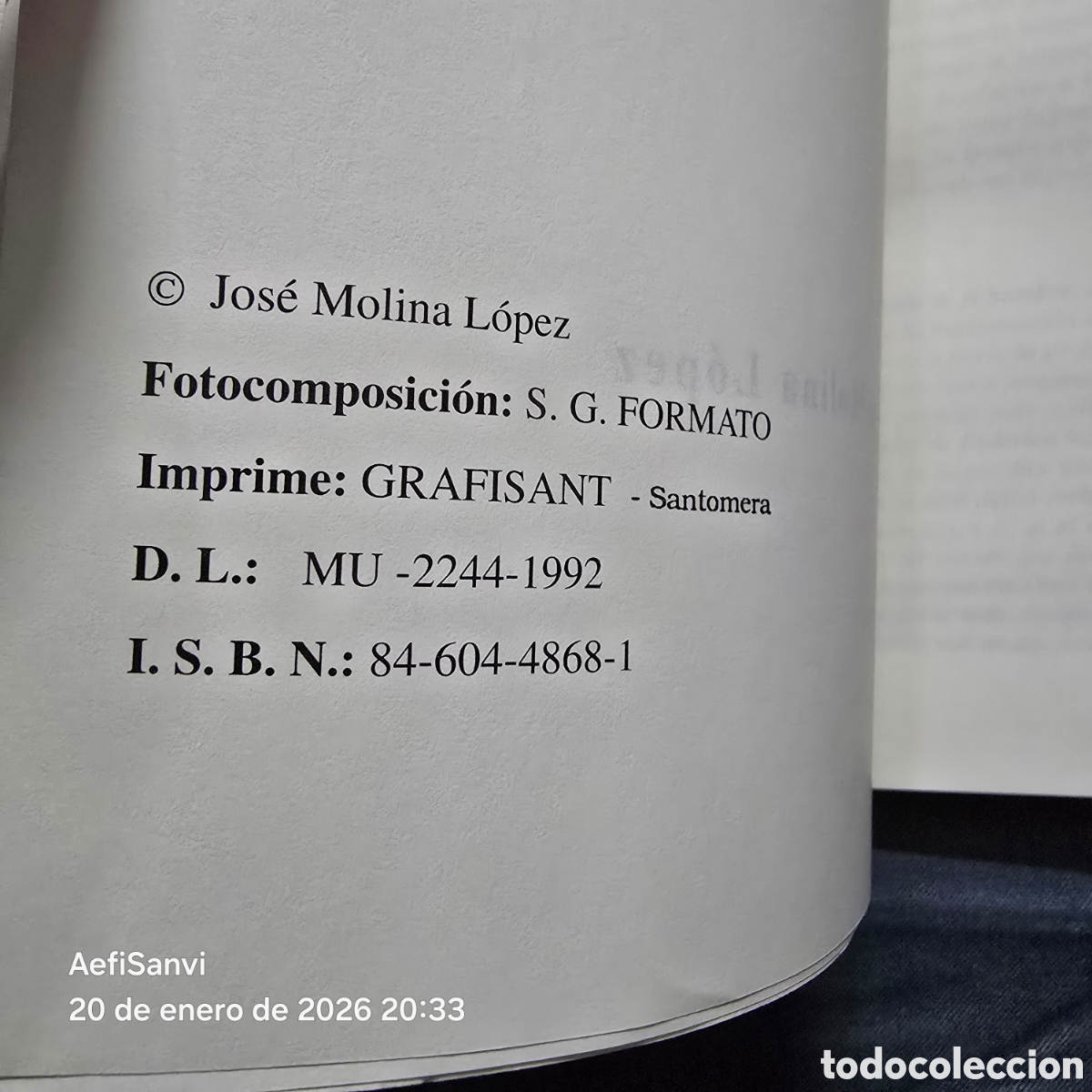 Libros de segunda mano: FEDERICO (JOS&Eacute; MOLINA L&Oacute;PEZ) - Foto 3