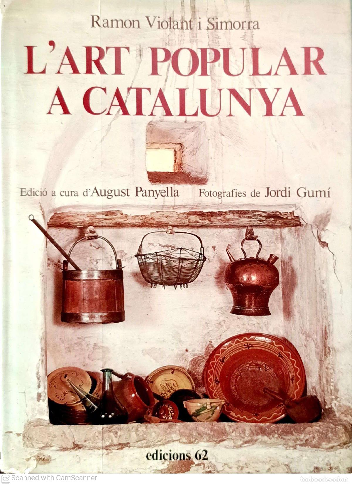 Libros de segunda mano: Lart popular a catalunya - Foto 1