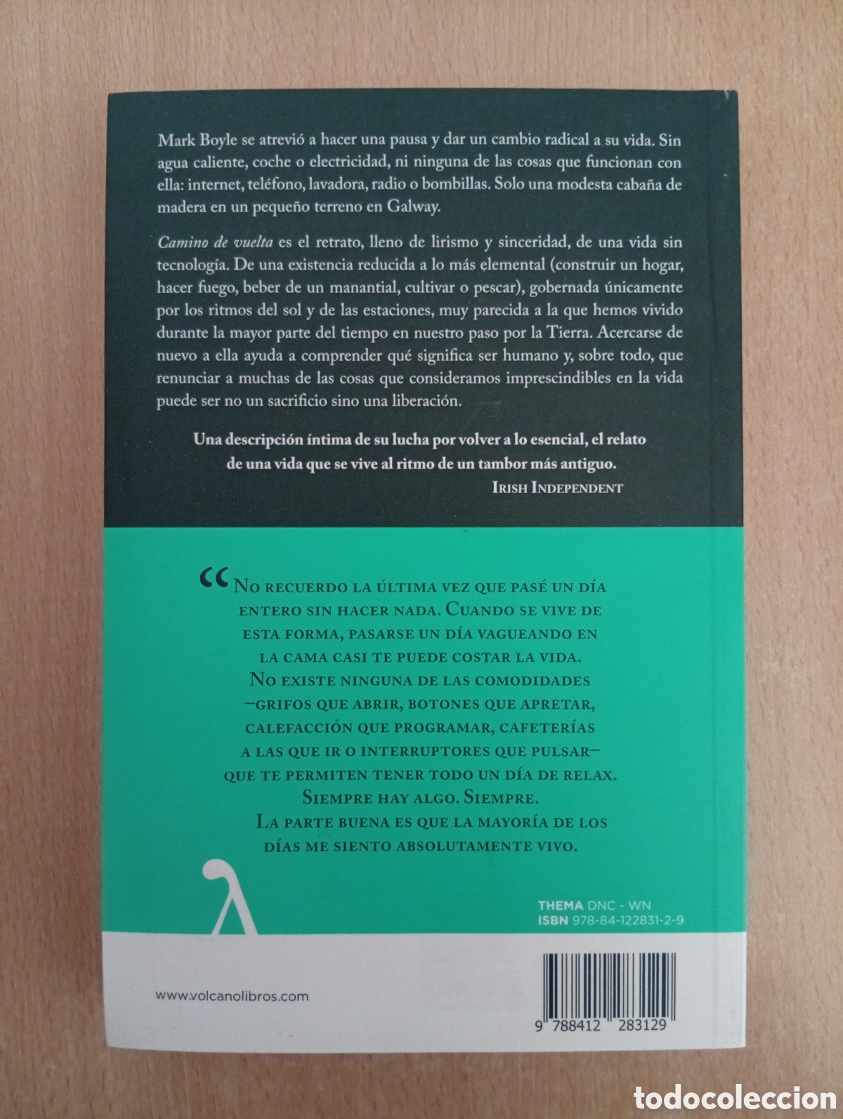Libros de segunda mano: CAMINO DE VUELTA. Mark Boyle. Volcano Libros - Foto 3