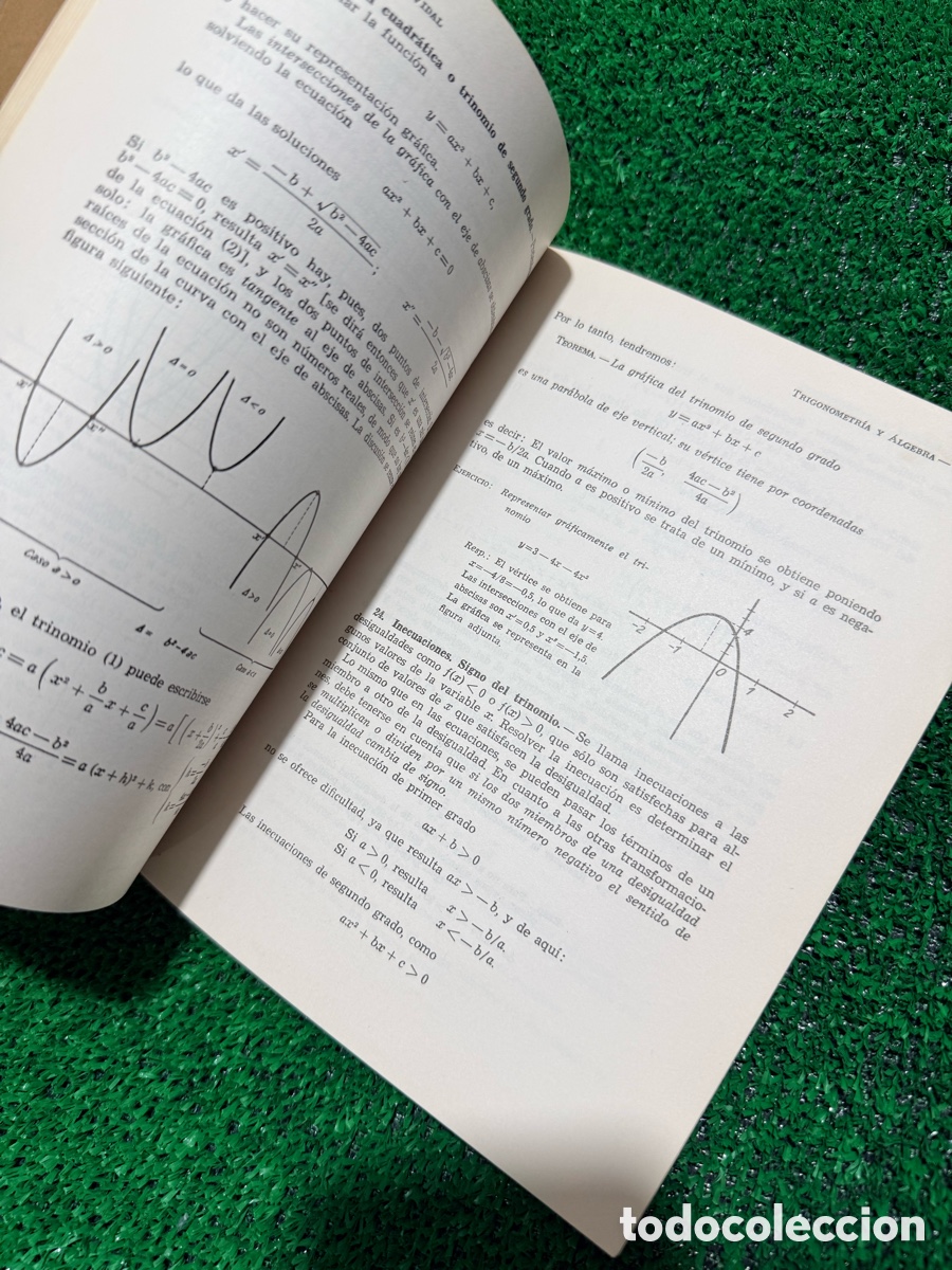 Libros de segunda mano: TRIGONOMETRIA y ALGEBRA R. Rodr&iacute;guez Vidal QUINTO CURSO DE MATEMATICAS - Foto 7