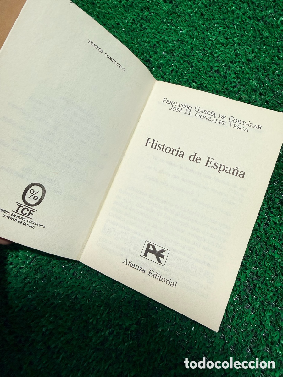 Libros de segunda mano: GARCIA DE CORTAZAR Historia de Espa&ntilde;a - Foto 5