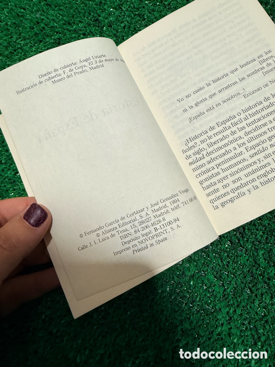 Libros de segunda mano: GARCIA DE CORTAZAR Historia de Espa&ntilde;a - Foto 6
