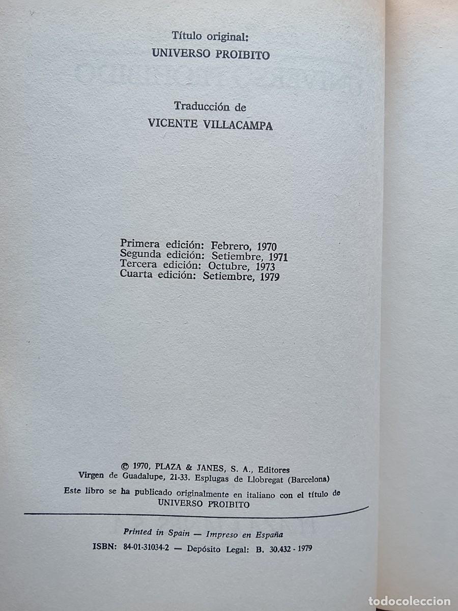 Libros de segunda mano: Leo Talamonti, Universo prohibido - Foto 3