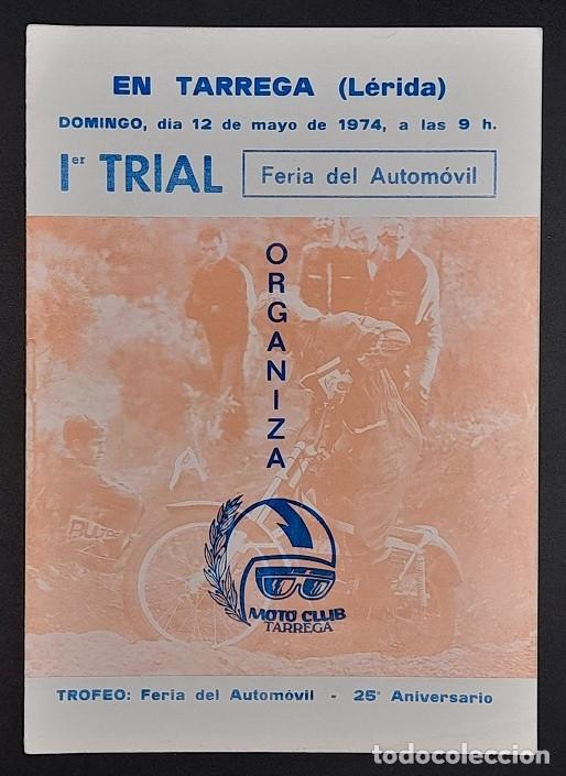 Libros de segunda mano: 1er Trial de T&agrave;rrega - Feria del Autom&oacute;vil
