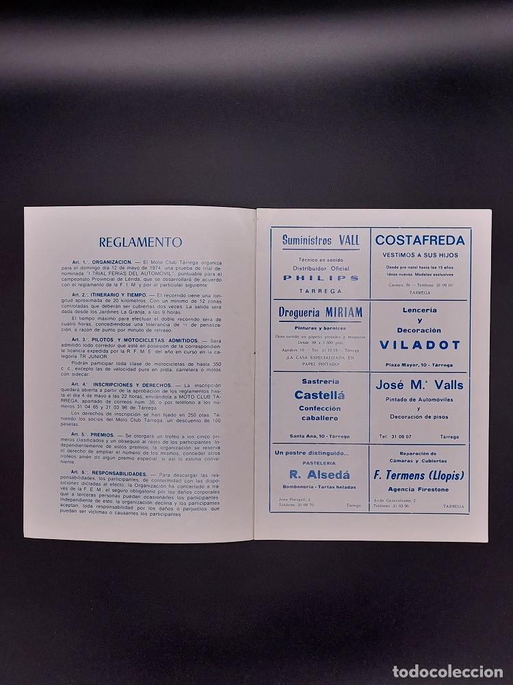 Libros de segunda mano: 1er Trial de T&agrave;rrega - Feria del Autom&oacute;vil - Foto 2