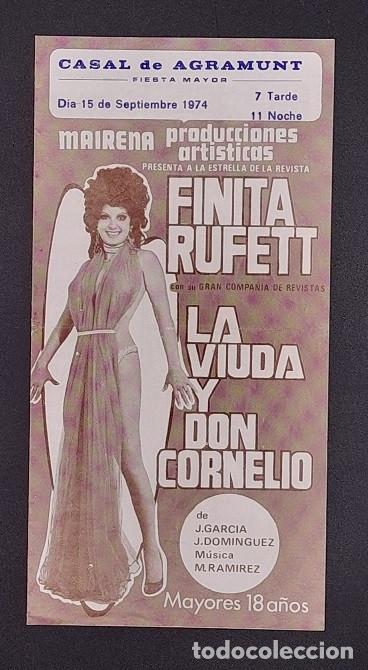 Libros de segunda mano: Publicidad Fiesta Mayor Casal de Agramunt