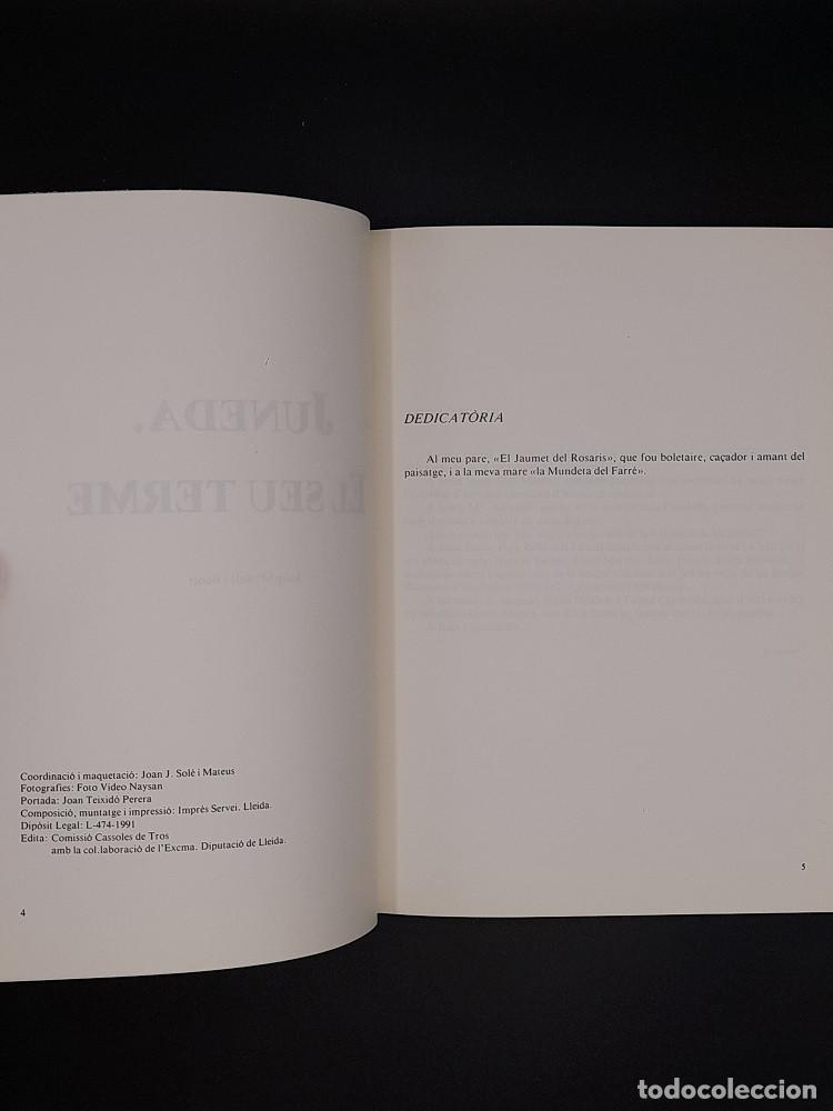 Libros de segunda mano: JUNEDA - el seu terme - Foto 2
