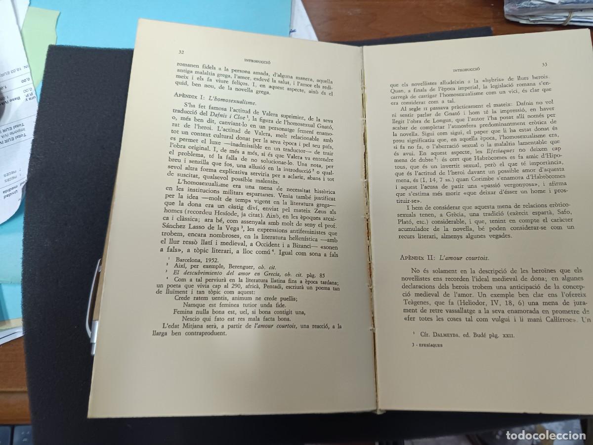 Libros de segunda mano: libro. XENOFONT DEFES. EFES&Iacute;AQUES .FUNDACI&Oacute; BERNAT METGE. - Foto 2
