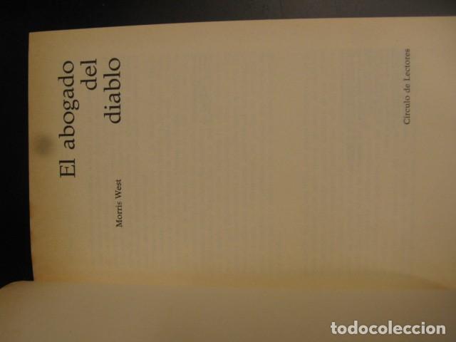 Libros de segunda mano: EL ABOGADO DEL DIABLO - MORRIS WEST - Foto 2