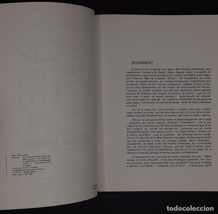 Libros de segunda mano: 50 anys de Radio Lleida - Foto 2