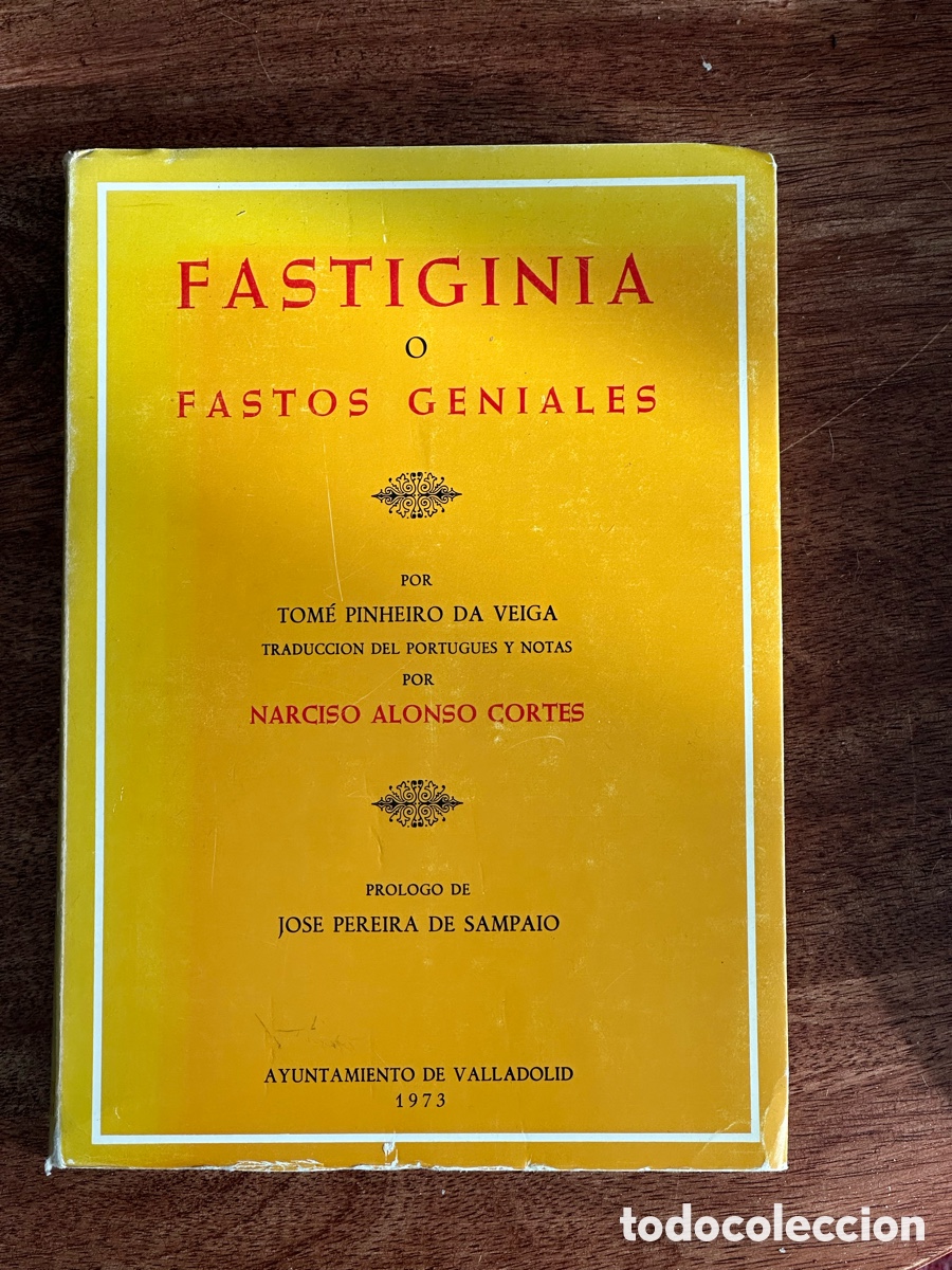 Libros de segunda mano: Fastiginia o Fastos Geniales - Foto 1