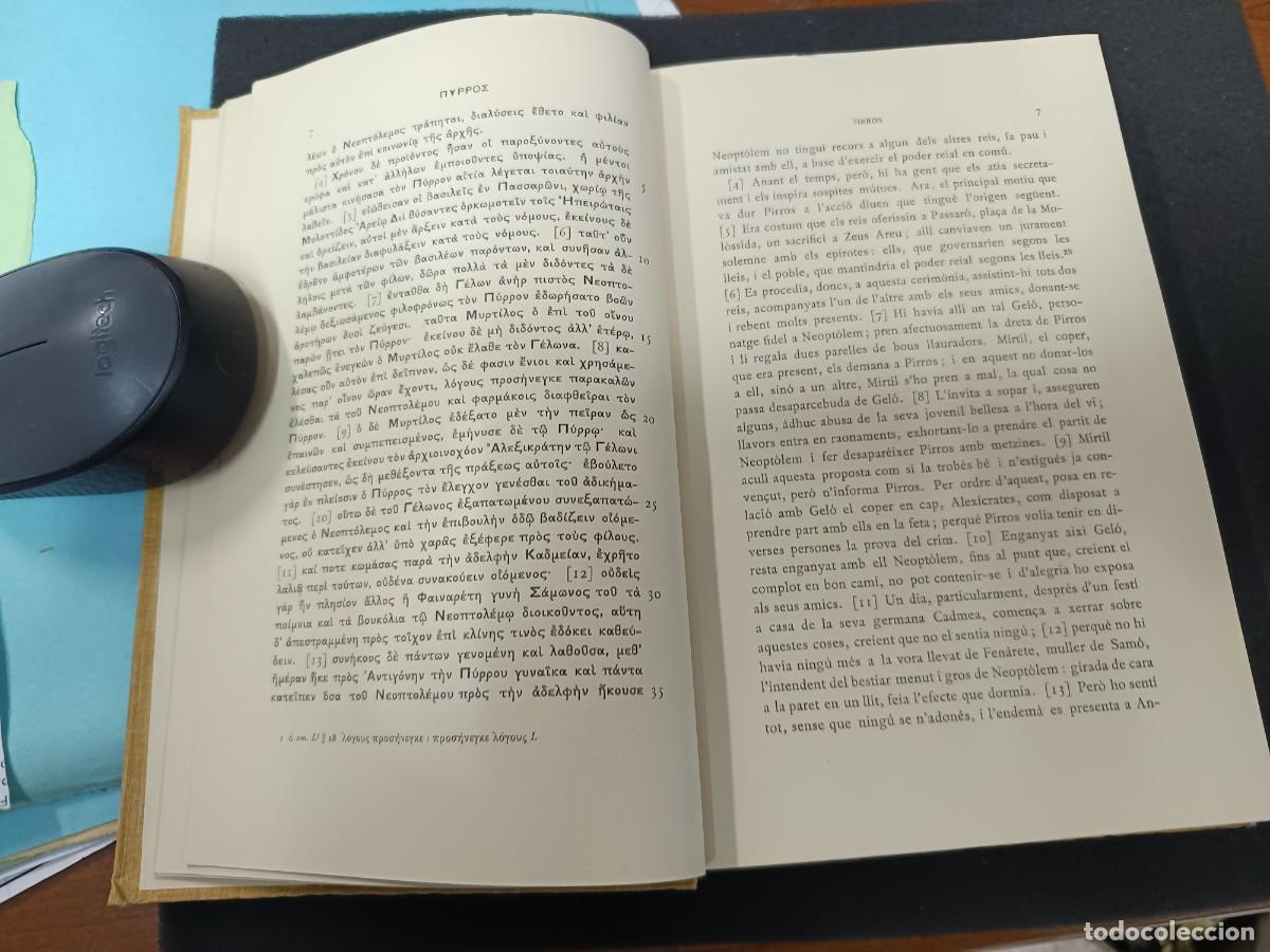 Libros de segunda mano: libro. PLUTARC. VIDES PARAL&middot;LELES. VOL XI. FUNDACI&Oacute; BERNAT METGE.. - Foto 3