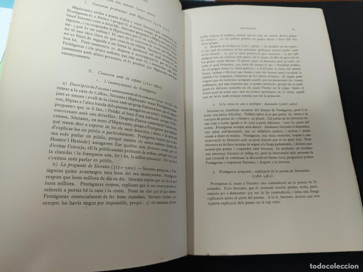 Libros de segunda mano: libro. PLAT&Ograve;. DI&Aacute;LEGS. VOL. II. FUNDACI&Oacute; BERNAT METGE.. - Foto 2