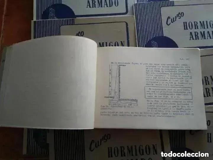 Libros de segunda mano: CURSO HORMIGON ARMADO. CEAC. COMPLETO. - Foto 5