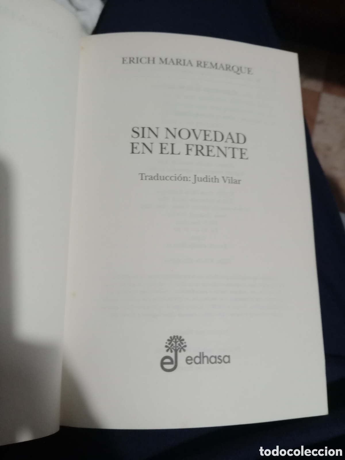 Libros de segunda mano: Sin novedad en el frente Erich Mar&iacute;a Remarque - Foto 6