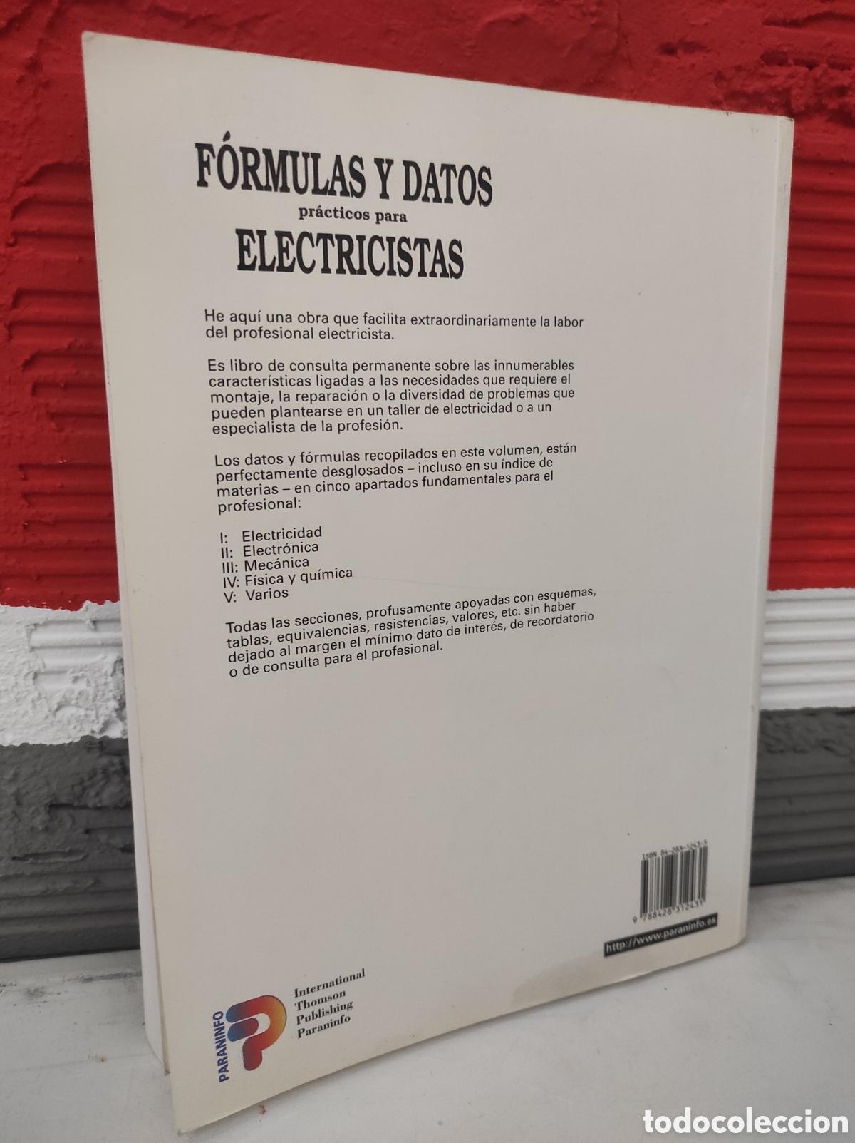 Libros de segunda mano: F&oacute;rmulas y datos pr&aacute;cticos para electricistas. Jos&eacute; Rold&aacute;n Viloria. - Foto 2