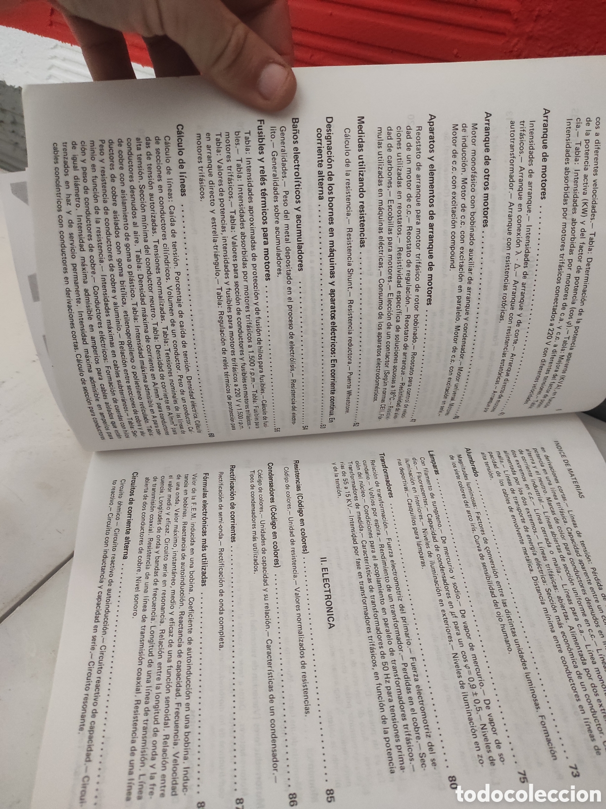 Libros de segunda mano: F&oacute;rmulas y datos pr&aacute;cticos para electricistas. Jos&eacute; Rold&aacute;n Viloria. - Foto 4