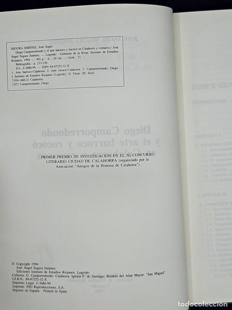 Libros de segunda mano: Diego Camporredondo y el arte barroco y rococ&oacute; en Calahorra y comarca - Foto 2