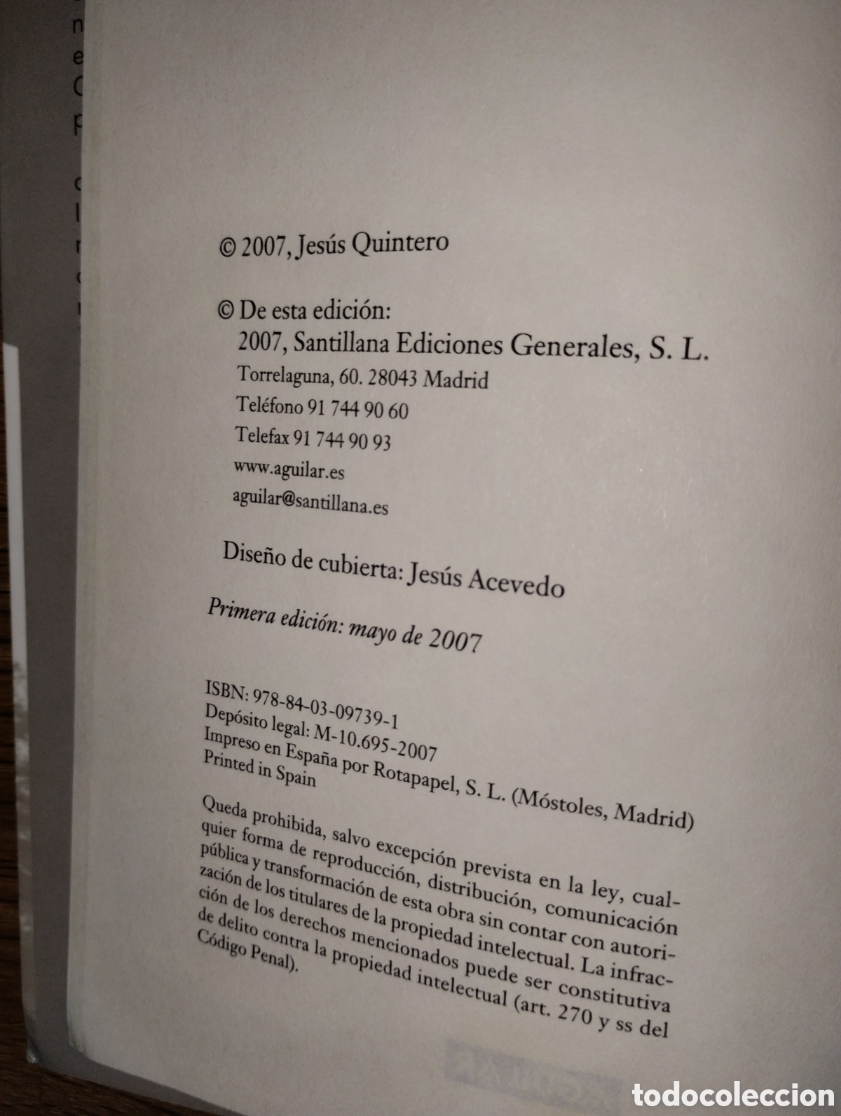 Libros de segunda mano: JES&Uacute;S QUINTERO, ENTREVISTA - Foto 5