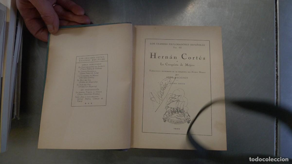 Libros de segunda mano: La conquista de M&eacute;jico - Hern&aacute;n Cortes - Foto 3