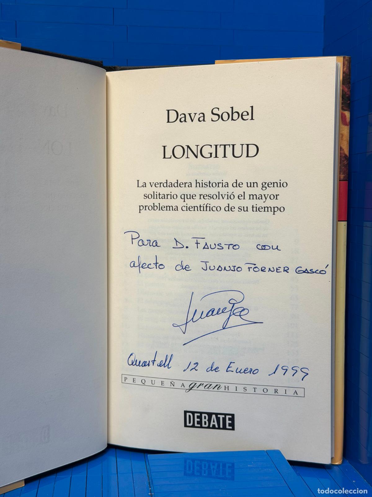 Libros de segunda mano: LONGITUD &ndash; DEBATE &ndash; DAVA SOBEL &ndash; 1998 - Foto 3