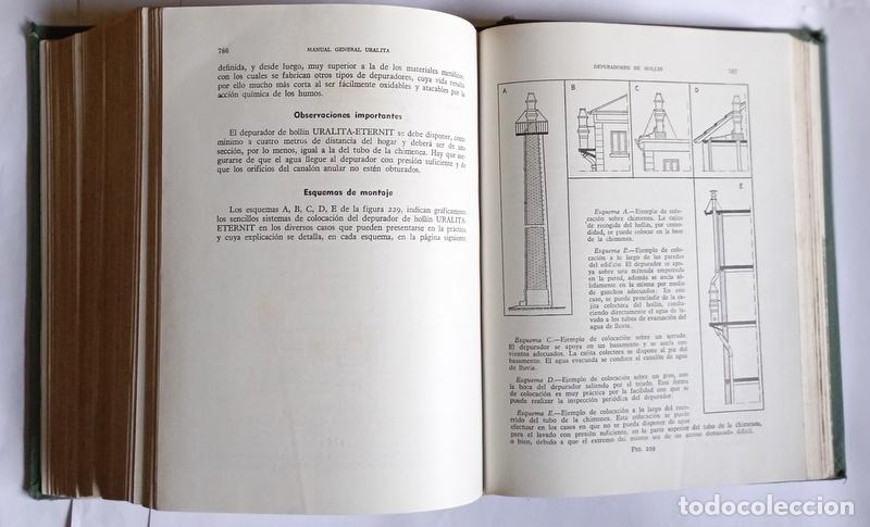 Libros de segunda mano: URALITA - MANUAL GENERAL - EDITORIAL DOSSAT. 1956 - Foto 5