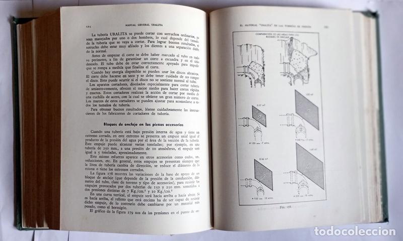 Libros de segunda mano: URALITA - MANUAL GENERAL - EDITORIAL DOSSAT. 1956 - Foto 6