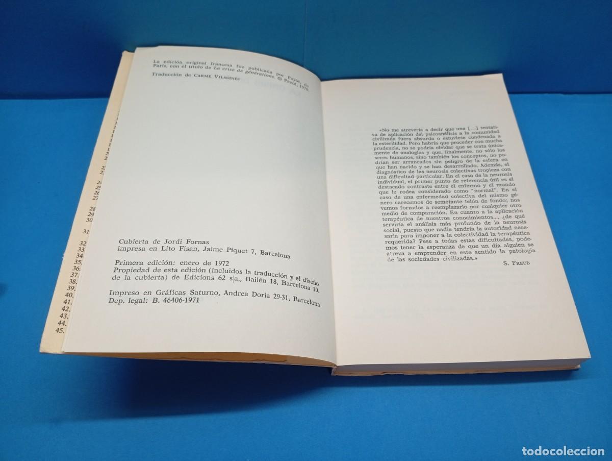 Libros de segunda mano: La crisis de generaciones. - Gerard Mendel - Foto 3