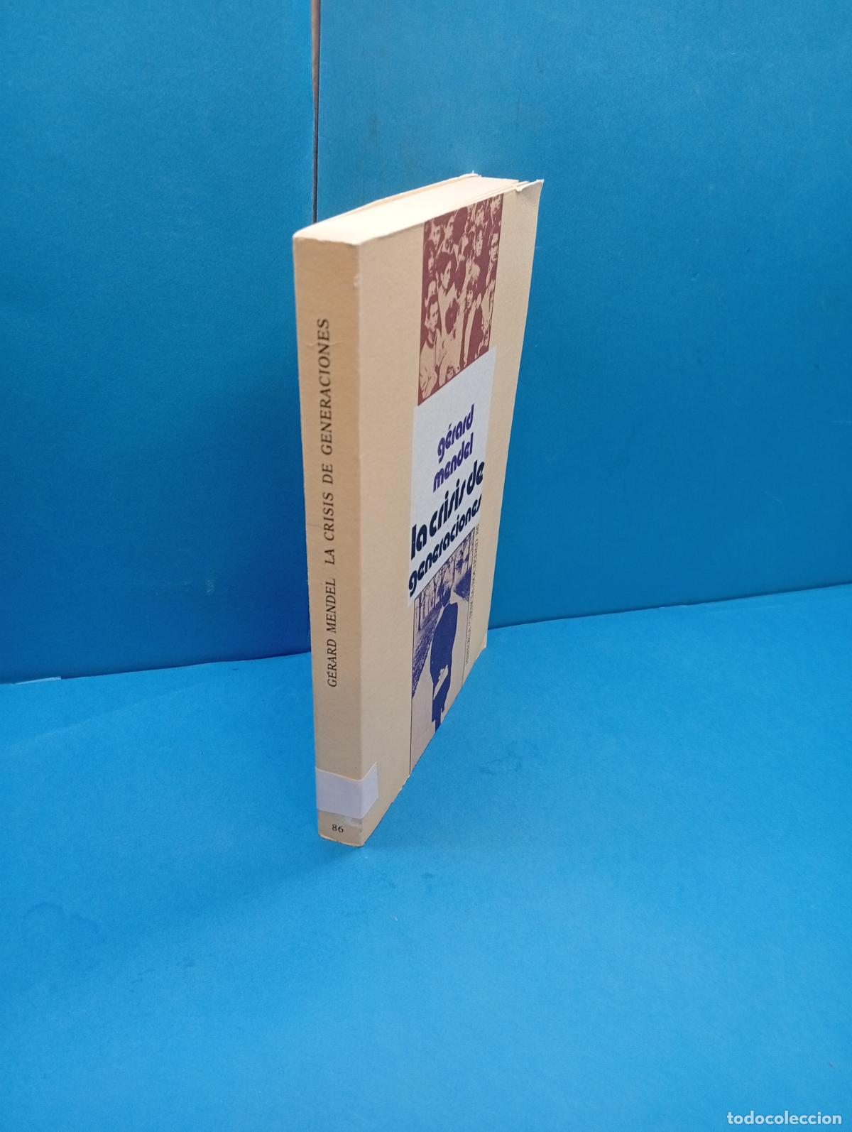 Libros de segunda mano: La crisis de generaciones. - Gerard Mendel - Foto 1