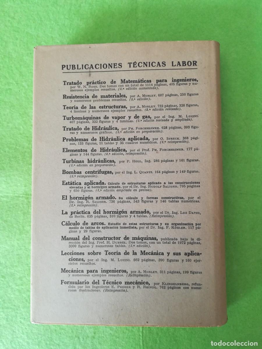 Libros de segunda mano: Termodinamica aplicada Lucini editorial labor 1949 - Foto 2