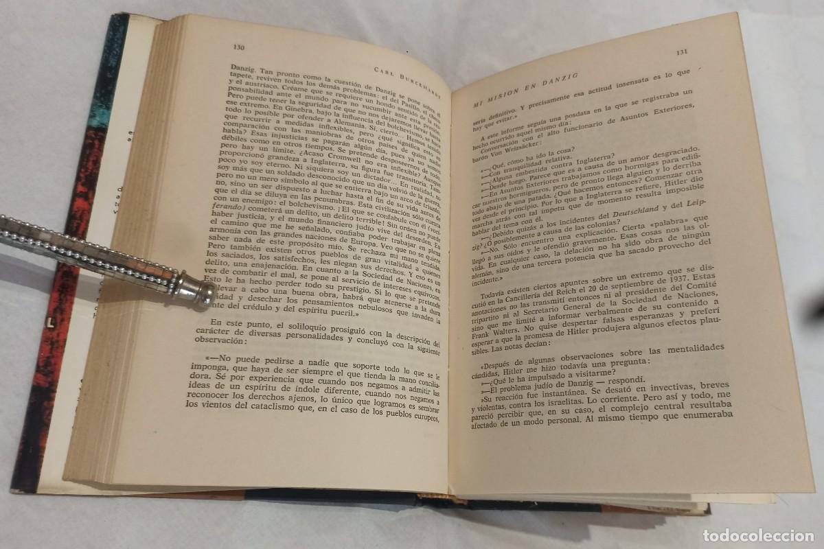 Libros de segunda mano: MI MISI&Oacute;N EN DANZIG.- Carl J. Burckhardt - Foto 2