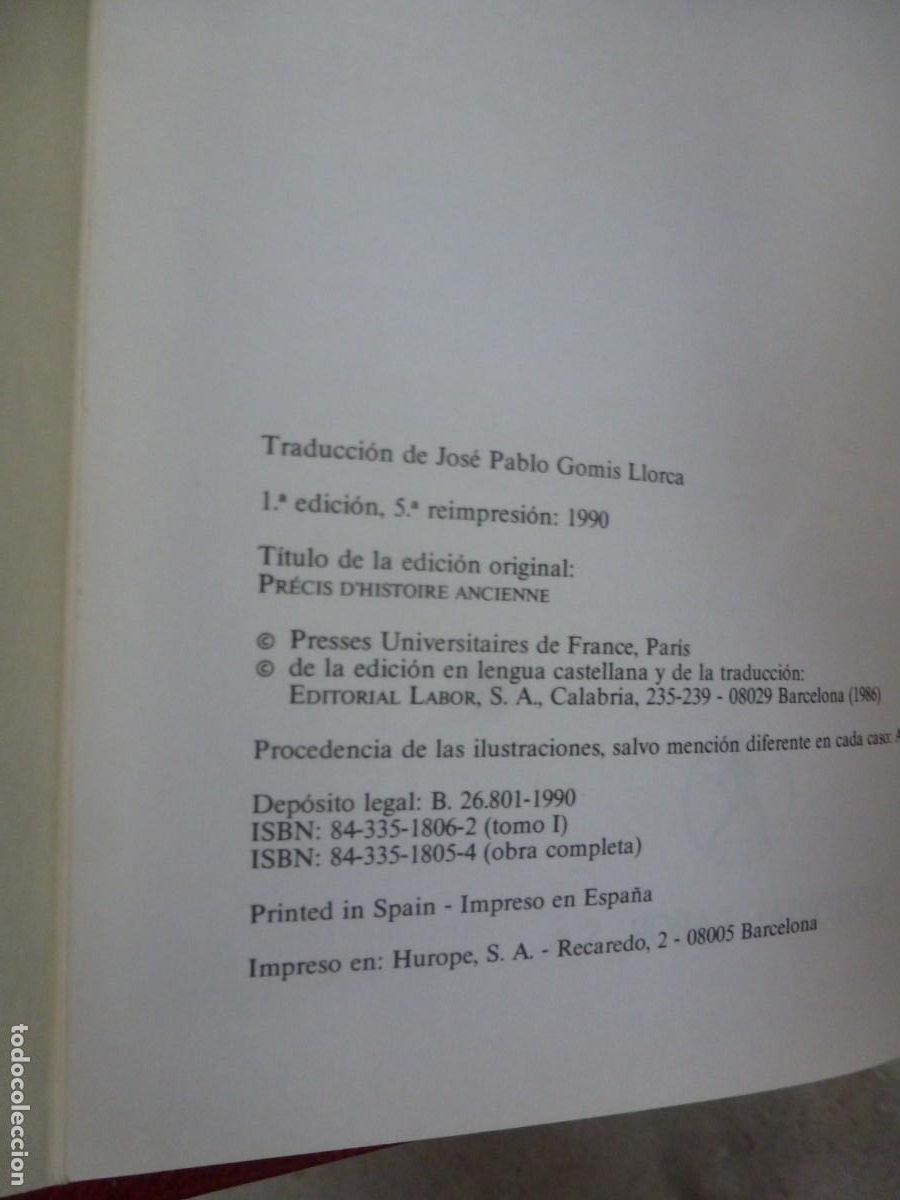 Libros de segunda mano: HISTORIA UNIVERSAL LABOR. PAUL PETIT. 8 TOMOS. COMPLETA E IMPECABLE - Foto 2