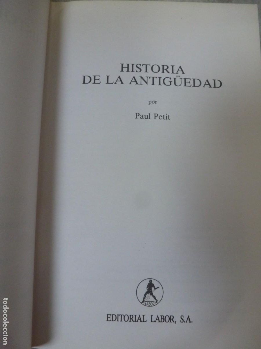 Libros de segunda mano: HISTORIA UNIVERSAL LABOR. PAUL PETIT. 8 TOMOS. COMPLETA E IMPECABLE - Foto 3
